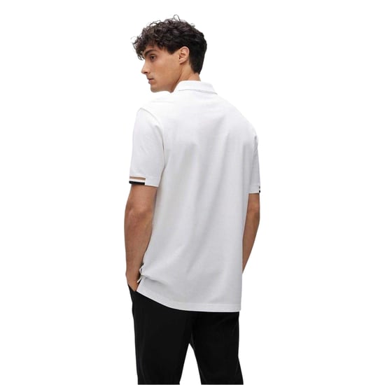 Boss - "Parlay 147" Poloshirt für Herren (Weiß) - Image 3