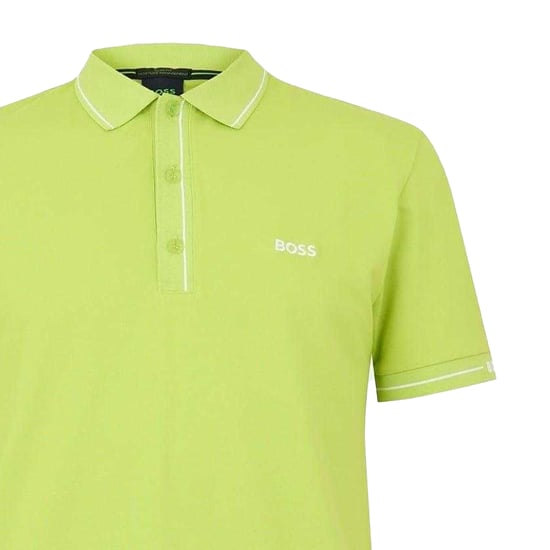 Boss - "Paule" Poloshirt für Herren (Leuchtend Grün) - Image 2