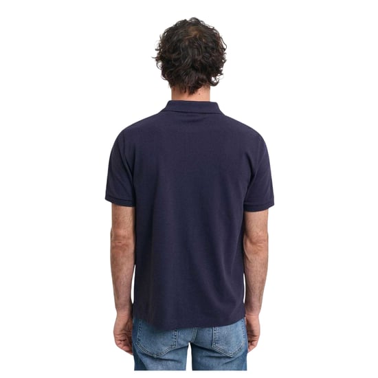 Gant - "Archive Shield" Poloshirt für Herren, Baumwolle (Blau) - Image 2