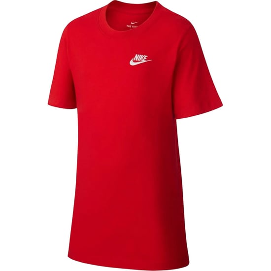 Nike - "Futura" T-Shirt für Kinder, Regulär (Rot/Weiß) - Image 2