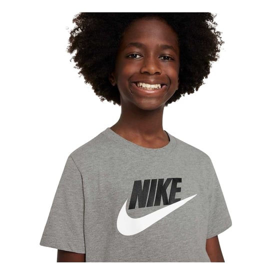 Nike - "Sportswear" T-Shirt für Kinder, Baumwolle (Dunkelgrau) - Image 3