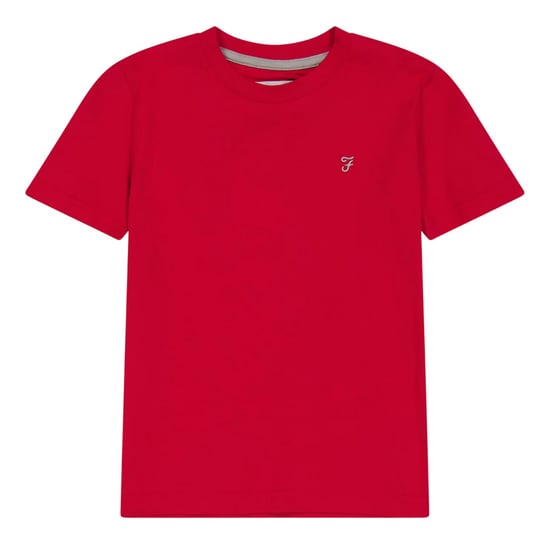 Farah - "Denny" T-Shirt für Kinder, Rundhalsausschnitt (Rot) - Image 1