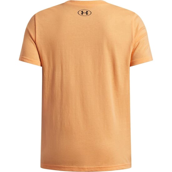 Under Armour - T-Shirt für Jungen, kurzärmlig (Orange/Schwarz) - Image 2