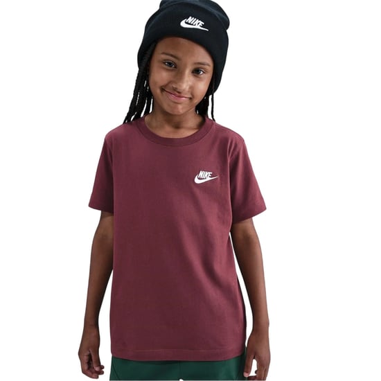 Nike - "Futura" T-Shirt für Kinder, Regulär (Burgunderrot) - Image 2
