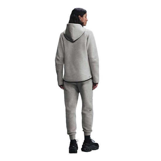 Nike - "Windrunner" Hoodie mit durchgehendem Reißverschluss für Damen, Fleece (Grau/Schwarz) - Image 2