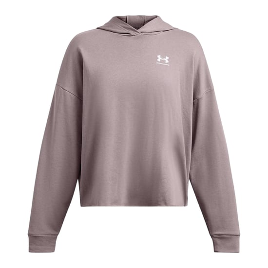 Under Armour - "Rival" Kapuzenpullover für Damen, Frottee, Übergroß (Grau) - Image 1