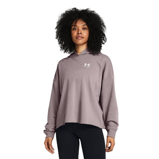 Under Armour - "Rival" Kapuzenpullover für Damen, Frottee, Übergroß (Grau) - Image 3