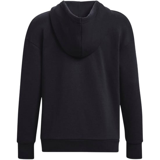 Under Armour - "Essential" Hoodie mit durchgehendem Reißverschluss für Damen, Drop-Ärmel (Schwarz) - Image 2