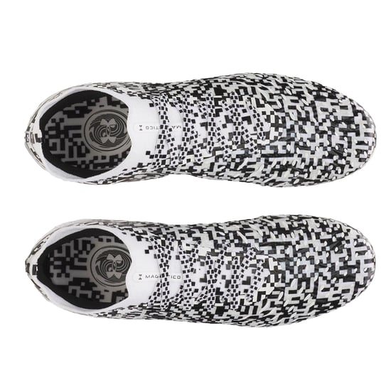 Under Armour - "Elite" Pixelig Fußballschuhe mit festem Boden für Herren/Damen Unisex (Schwarz/Weiß) - Image 3