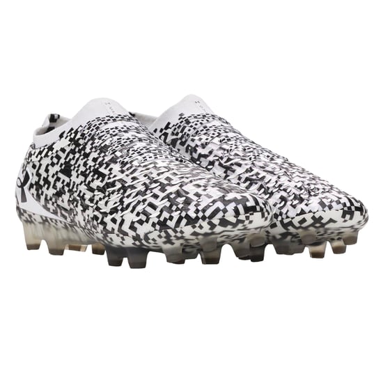 Under Armour - "Elite" Pixelig Fußballschuhe mit festem Boden für Herren/Damen Unisex (Schwarz/Weiß) - Image 4