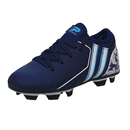Patrick - Fußballschuhe mit festem Boden für Damen, Zum Schnüren (Blau) - Image 3