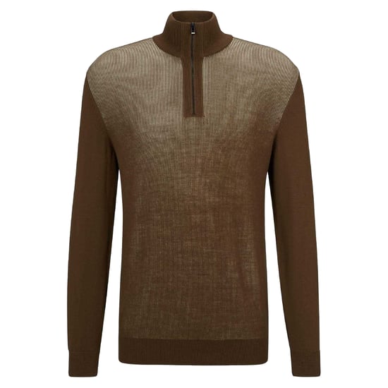 Boss - Pullover Top für Herren, Weiter Stehkragen, Regulär (Grün) - Image 1