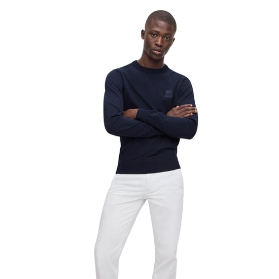 Boss - "Kanovano" Pullover für Herren, Rundhalsausschnitt (Dunkelblau) - Image 1