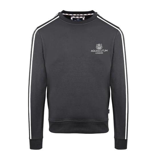 Aquascutum - "London" Sweatshirt für Herren (Schwarzgrau) - Image 1