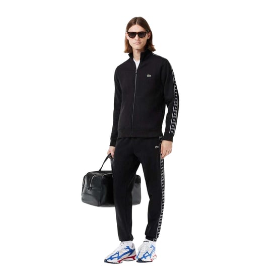 Lacoste - Sweatshirt für Herren, Durchgehender Reißverschluss (Schwarz) - Image 4