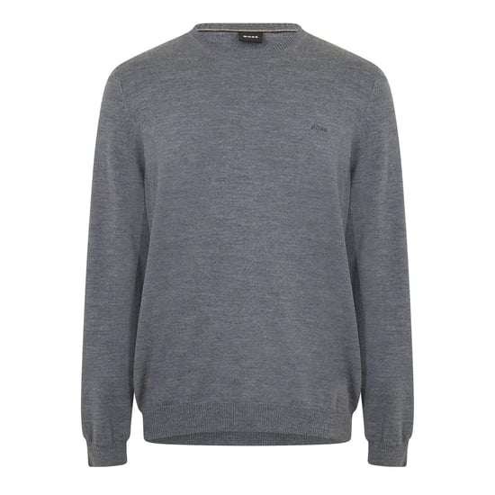 Boss - Sweatshirt für Herren, Rundhalsausschnitt, Regulär, Langärmlig (Mittelgrau) - Image 1