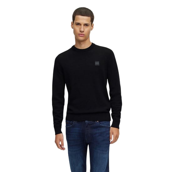 Boss - "Kanovano" Pullover für Herren, Rundhalsausschnitt (Schwarz) - Image 1