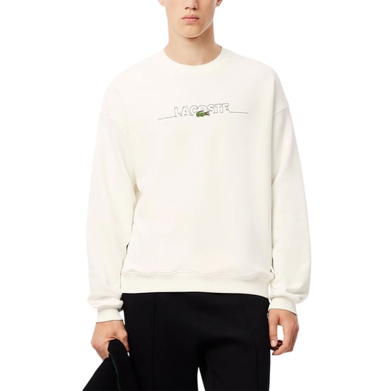 Lacoste - Sweatshirt für Herren, Überschnittene Schulter (Weiß) - Image 2
