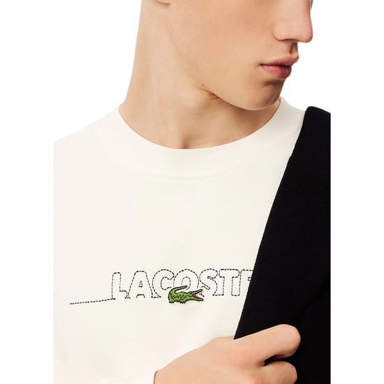 Lacoste - Sweatshirt für Herren, Überschnittene Schulter (Weiß) - Image 4