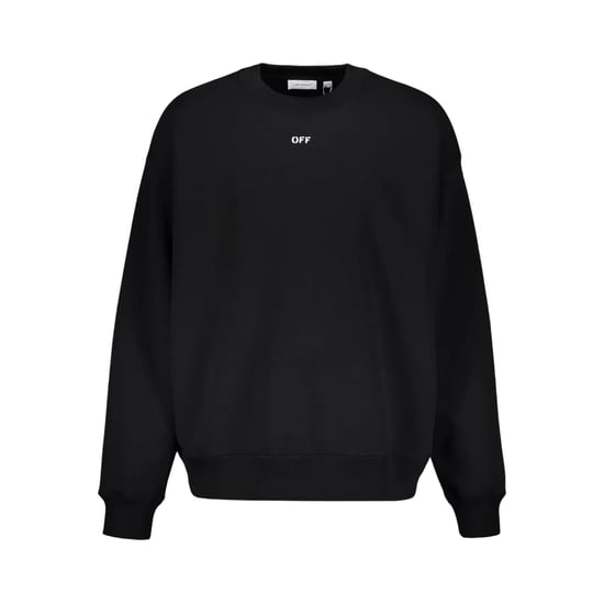 Off White - Sweatshirt für Herren/Damen Unisex, Übergroß (Schwarz/Weiß) - Image 1