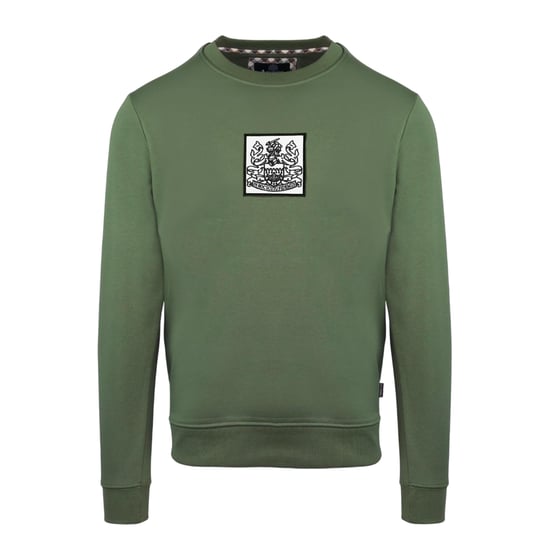 Aquascutum - Sweatshirt für Herren, gerippt (Militärgrün) - Image 1