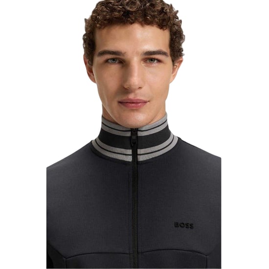 Boss - Trainingsjacke für Herren, Regulär, Langärmlig (Dunkelblau) - Image 4