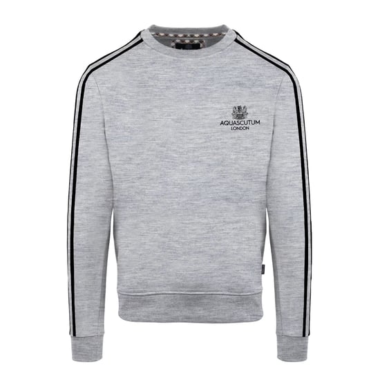 Aquascutum - "London" Sweatshirt für Herren (Grau) - Image 1