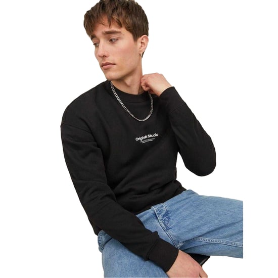 Jack And Jones - Sweatshirt für Herren, Rundhalsausschnitt, leger (Schwarz) - Image 4
