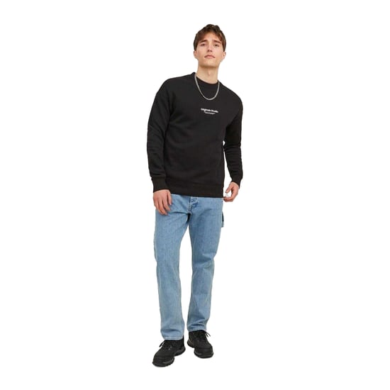 Jack And Jones - Sweatshirt für Herren, Rundhalsausschnitt, leger (Schwarz) - Image 5