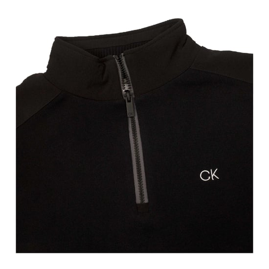 Calvin Klein - Sweatshirt für Herren, Reißverschluss, Raglanärmel (Schwarz) - Image 3