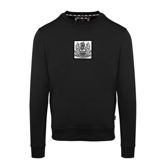 Aquascutum - Sweatshirt für Herren, gerippt (Schwarz) - Image 1