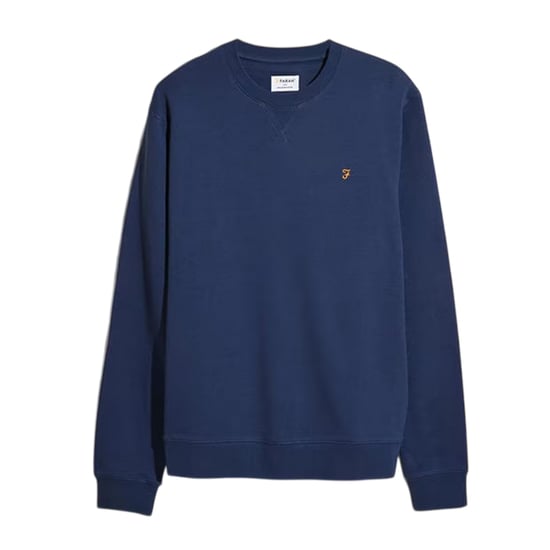 Farah - Sweatshirt für Herren, Rundhalsausschnitt, Bio-Baumwolle (Blau) - Image 1