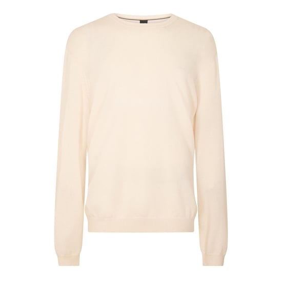 Boss - Sweatshirt für Herren, Rundhalsausschnitt, Regulär, Langärmlig (Weiß) - Image 1