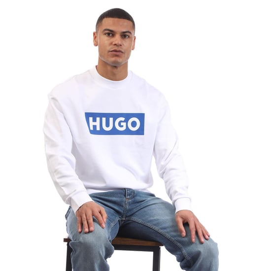 Hugo - Sweatshirt für Herren, Rundhalsausschnitt (Weiß) - Image 4