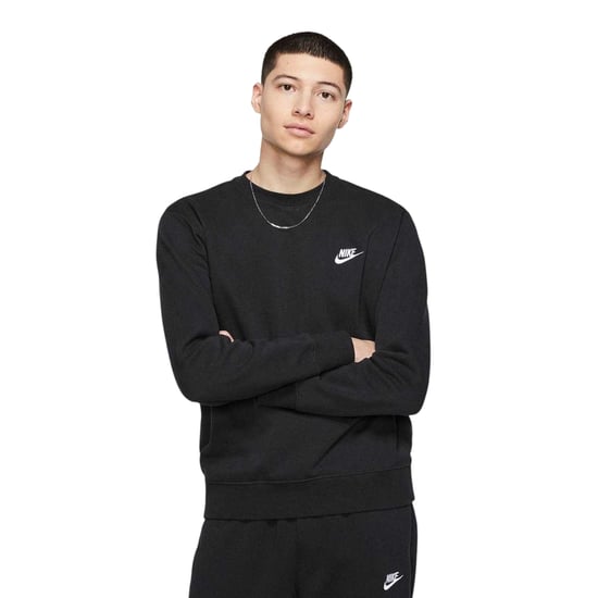 Nike - "Sportswear Club" Sweatshirt für Herren, Fleece (Schwarz/Weiß) - Image 3