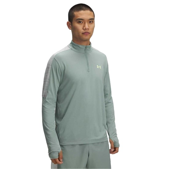 Under Armour - Sweatshirt für Herren, Technisch, Laufen, Langärmlig (Grün) - Image 1