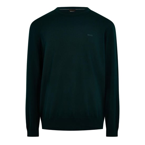 Boss - Sweatshirt für Herren, Rundhalsausschnitt, Regulär, Langärmlig (Dunkelgrün) - Image 1