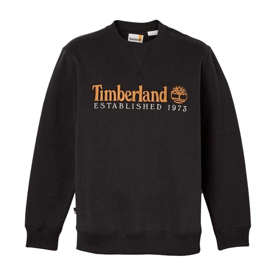 Timberland - "Established 1973" Sweatshirt für Herren, Baumwollmischung (Schwarz) - Image 1
