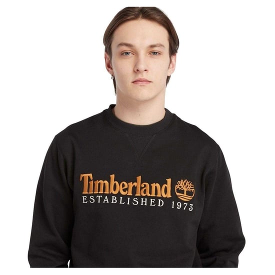 Timberland - "Established 1973" Sweatshirt für Herren, Baumwollmischung (Schwarz) - Image 3