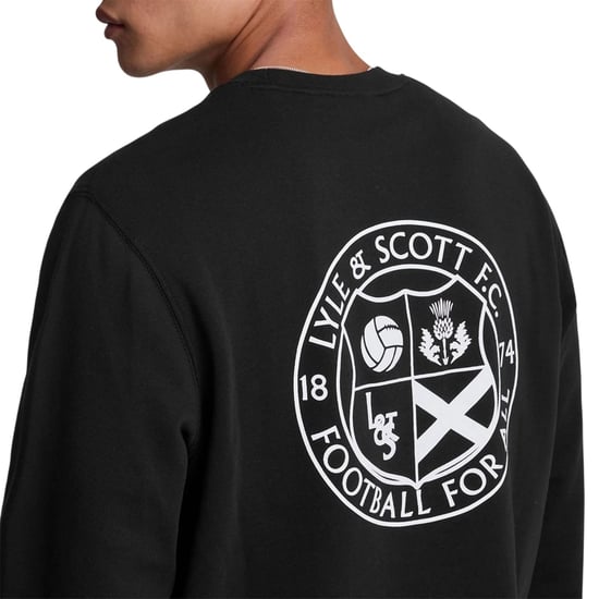 Lyle & Scott - "1874" Sweatshirt für Herren, Regulär (Schwarz) - Image 3