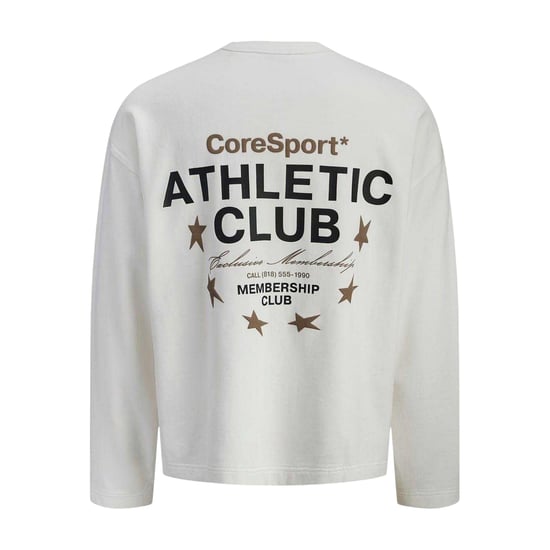 Jack And Jones - "Athletic Club" Sweatshirt für Herren, Rückseitiger Aufdruck, gerippt (Wolken Tanzer) - Image 2