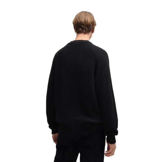 Hugo - Pullover für Herren/Damen Unisex, Regulär, Raglanärmel (Schwarz) - Image 2