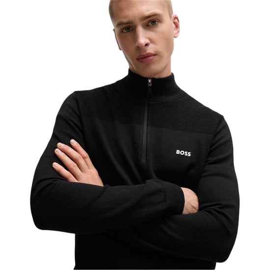 Boss - Pullover für Herren, Reißverschluss, Regulär (Schwarz) - Image 3