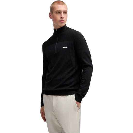 Boss - Pullover für Herren, Reißverschluss, Regulär (Schwarz) - Image 4