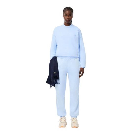 Lacoste - Sweatshirt für Herren/Damen Unisex, Fleece, lose Passform (Hellblau) - Image 3