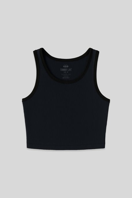 Rippenshirt ohne Ärmel - Image 2