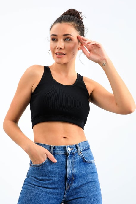Rippenshirt ohne Ärmel - Image 5