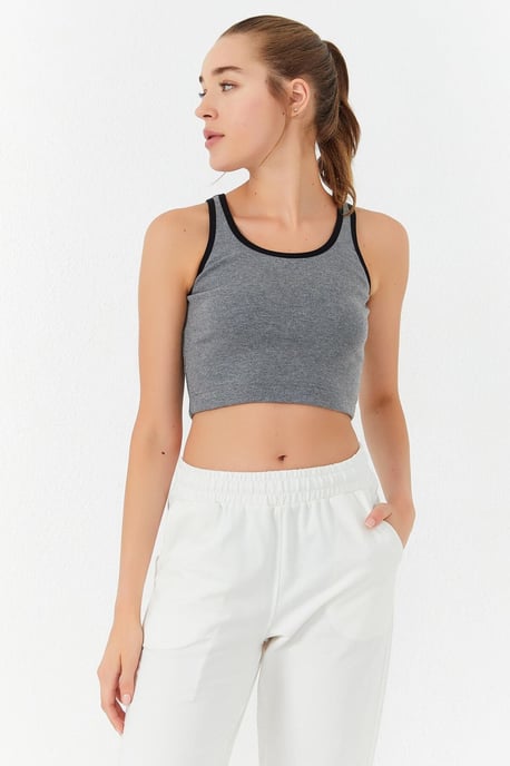 Rippenshirt ohne Ärmel - Image 1