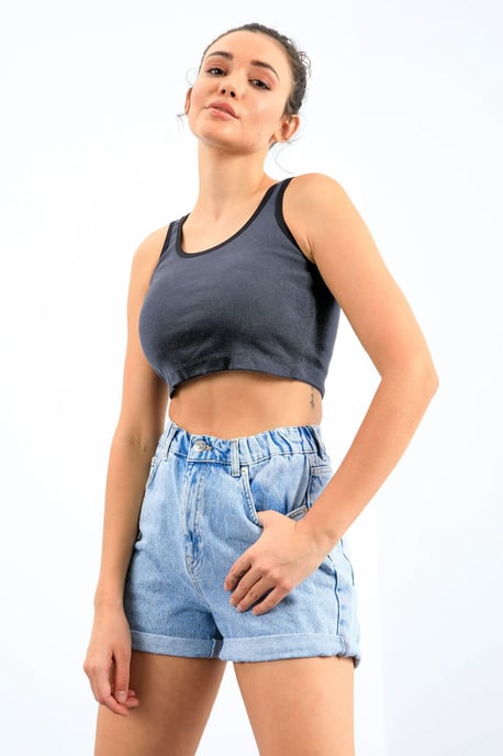 Rippenshirt ohne Ärmel - Image 3