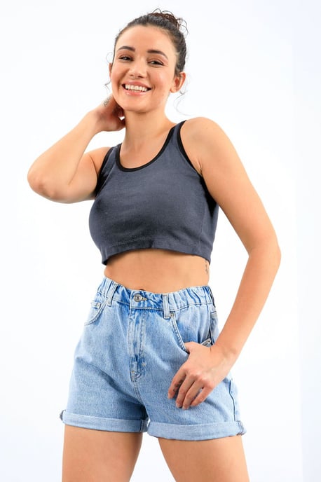Rippenshirt ohne Ärmel - Image 4